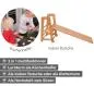 Preview: Montessori Lernturm - 3 in 1 multifunktional - als Küchenhelfer, Indoor-Rutsche Kletterturm oder Hochstuhl zum Sitzen