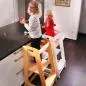 Preview: Montessori Lernturm weiß für Kinder ab 1 Jahr