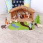 Preview: Weihnachtskrippe mit Landschaft im Kinderzimmer