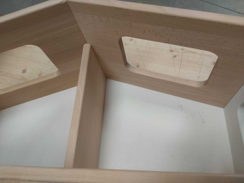 Preview: Weißes Holz-Puppenhaus  Preview: Weißes Holz-Puppenhaus