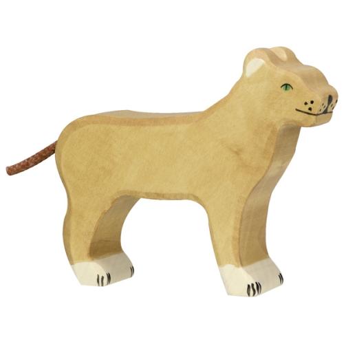 Löwin, Holz-Spielfigur, Geschenk, Kindergeburtstag, Weihnachtsgeschenk