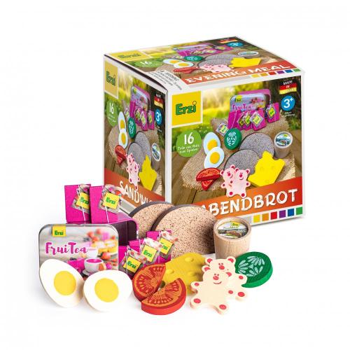 Abendbrot-Set-Kinder-Natur-Spielzeug! Spielzeug-Lebensmittel! Kaufladen-Zubehör! Kleinkind-Spielzeug!