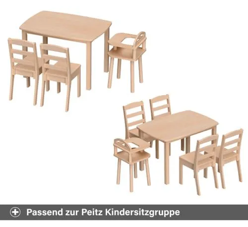 Puppenhochstuhl passend zur Peitz Kindersitzgruppe