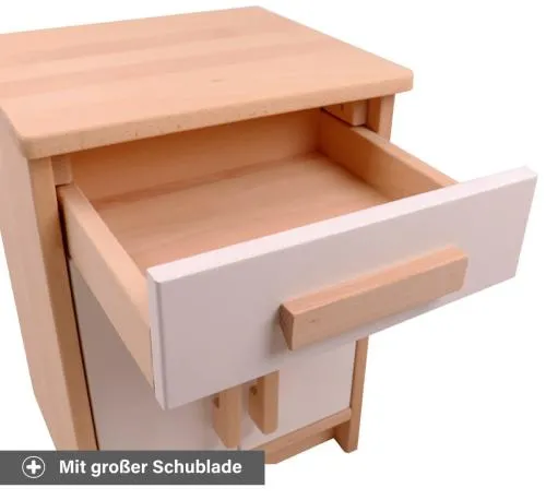 Geschirrschrank Butler weiß - Mit großer Schublade