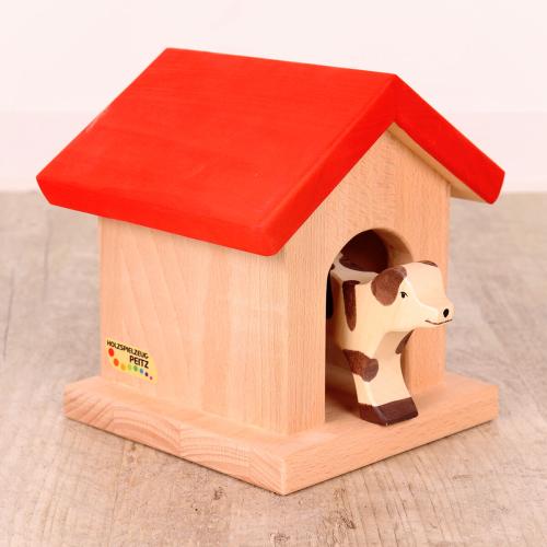 Hundehütte cheapest Neu Massivholz Natur Holz