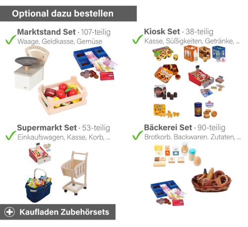 Kaufladen Theke Erweiterung - Zusatzbrett optional dazu bestellen