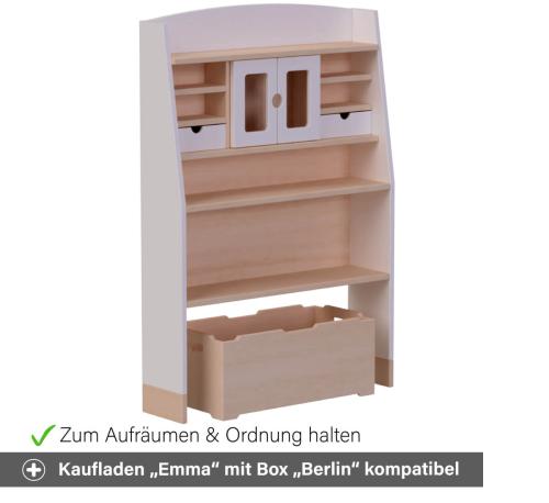 Kaufladen Emma mit Aufräumbox Berlin kompatibel