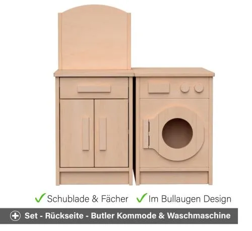 Kinder Küchenblock - Details Butler Schrank Kommode