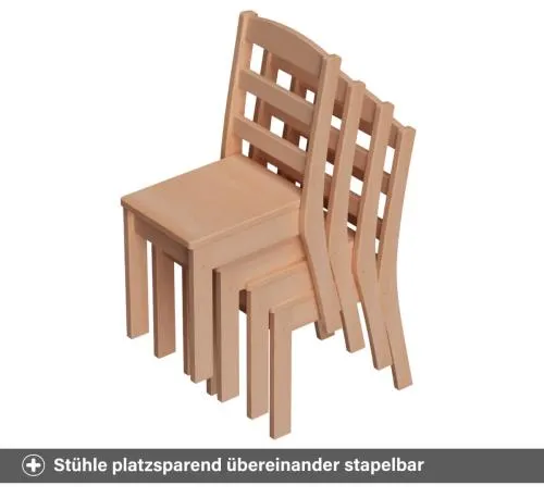 Stapelbarer Kinderstuhl