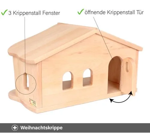 Kinder Krippenstall - Details