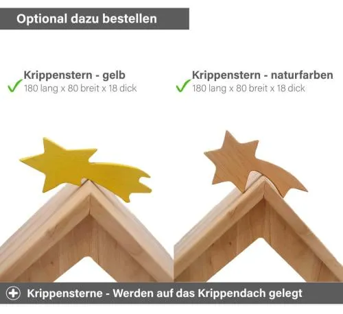 Krippenstall Sterne dazu kaufen