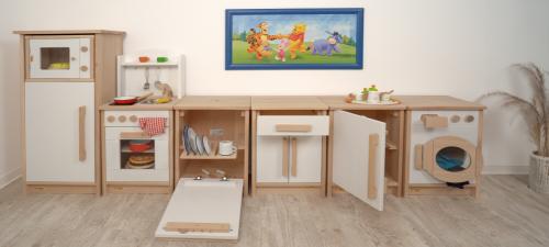 Kinder Küchenblock Küche Kühlschrank Waschmaschine Beistellschrank