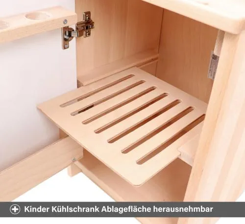 Kinder Kühlschrank - Herausnehmbares Ablagefach