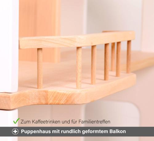 Puppenhaus Detail - Rundlich geformte Veranda