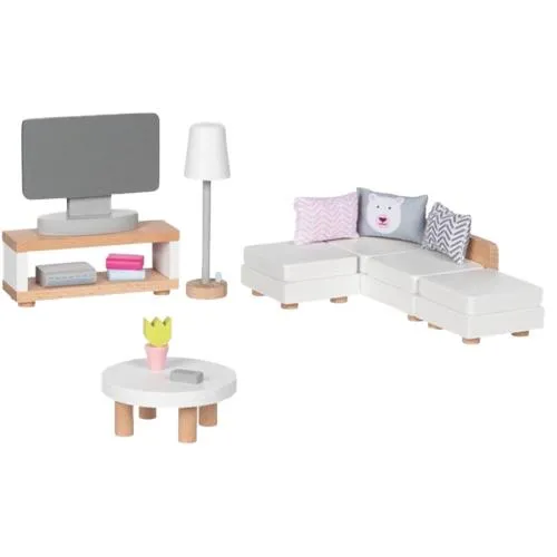 Puppenmöbel Set - Wohnzimmer