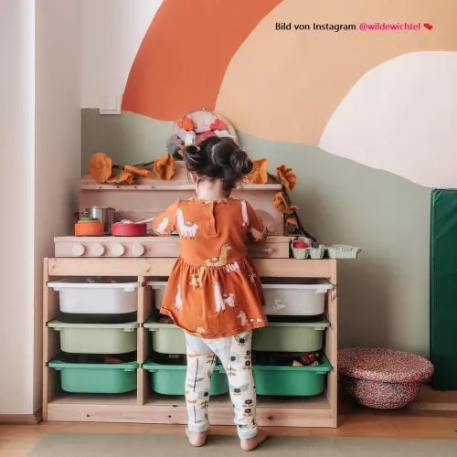 Kinder Spielküche Aufsatz aus Holz - für Kinder