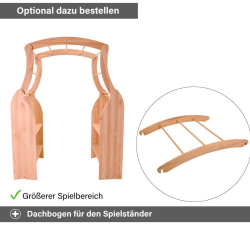 Spielständer Zubehör - Dachbogen für größeren Spielbereich