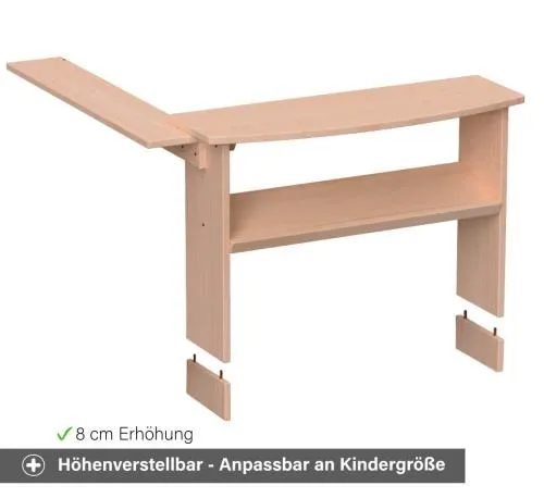 Kinder Spieltheke Erle - 8cm höhenverstellbar