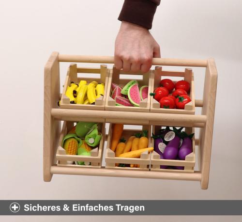 Stiegen 6er Set mit Stiegenstütze - Einfach und Schnell zum Tragen