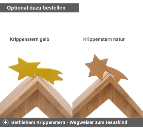 Krippenstall Sterne dazu kaufen