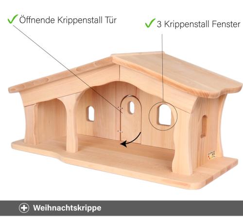 Kinder Krippenstall - Details