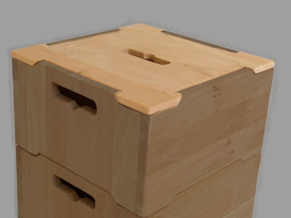 Holz Lagerung Holz Kiste Kisten Box Organizer Bauernhaus