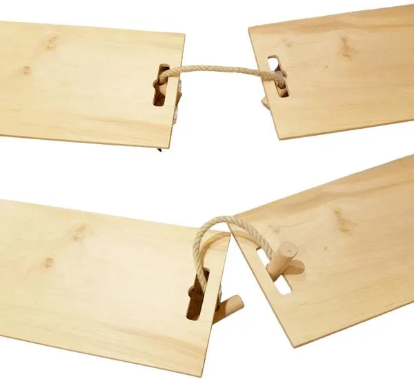 Kinder Aufbewahrungsbox Rollbrett aus Holz