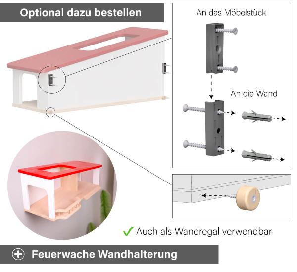 Feuerwache Zubehör - Wandhalterung