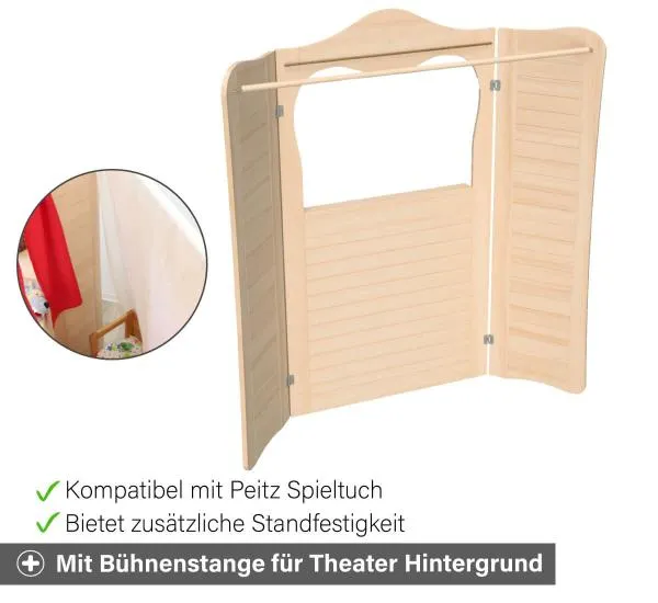 Figurentheater - Mit Bühnenstange für Theater Hintergrund