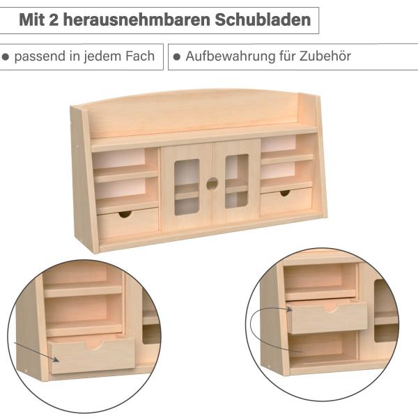 Kaufladen Einsatz - Schubladen Funktion