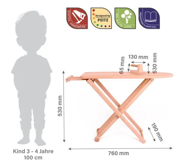 Kinder Bügelbrett Abmessungen