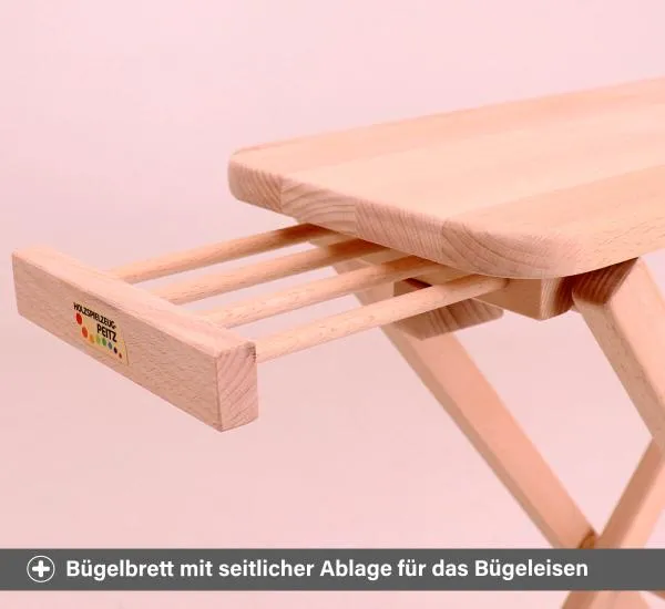 Kinder Bügelbrett - Seitliche Ablage