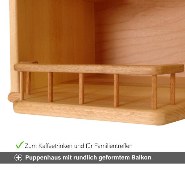 Puppenhaus Detail - Rundlich geformte Veranda