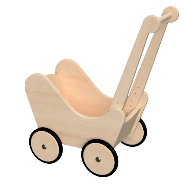 Lauflern Puppenwagen aus Holz für Kinder ab 1-2 Jahren