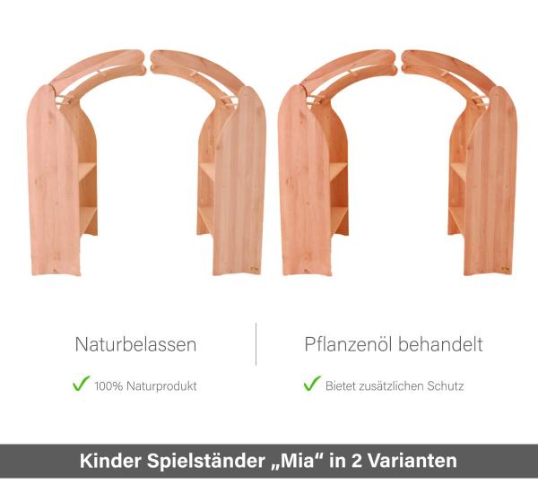 Spielständer Farbvarianten - Naturbelassen oder Pflanzenöl behandelt