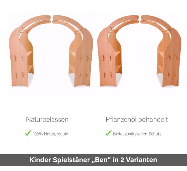 Spielständer Farbvarianten - Naturbelassen oder Pflanzenöl behandelt