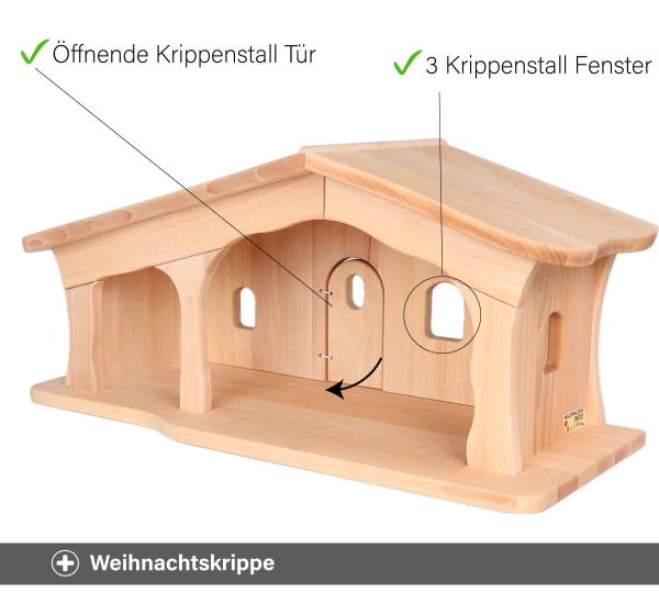 Kinder Krippenstall - Details