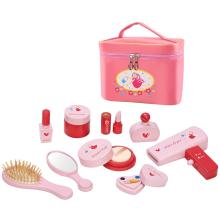 Kinder SchminkofferSpiel-Schmink-koffer rosa Make-up-Set Kinderspielzeug  biologisch pädagogisch wertvolles Spielzeug  gesundes Spielzeug Holzspielzeug 1 Jahr Kleinkind Spielsachen kreatives Spielzeug Kind